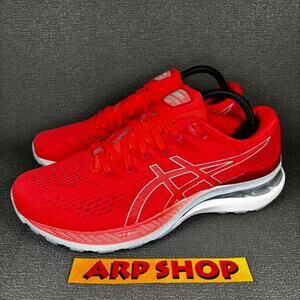 🔴 Asics Gel-Kayano 28 Women`s Size 10 Orange Coral Athletic Shoes 1012B047